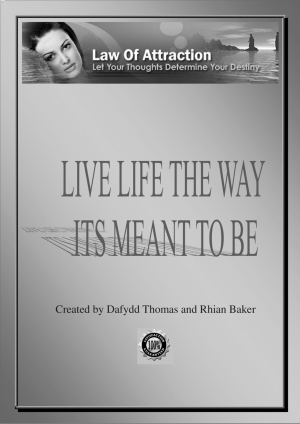 Product picture Law Of Attraction